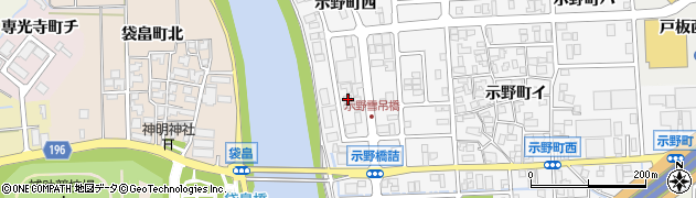 石川県金沢市示野町西31周辺の地図