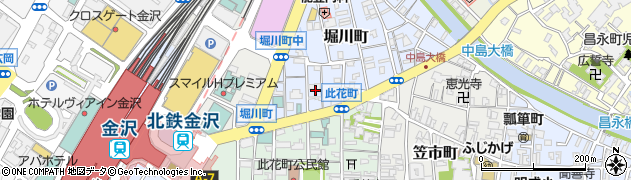 石川県金沢市堀川町6周辺の地図