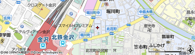 石川県金沢市堀川町5周辺の地図