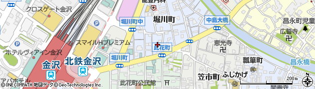石川県金沢市堀川町7周辺の地図
