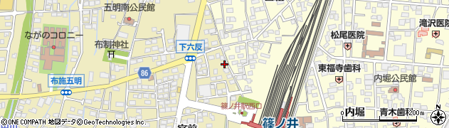 長野県長野市篠ノ井布施五明279周辺の地図
