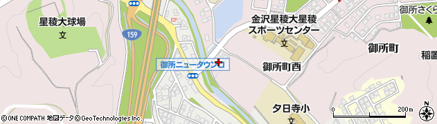 石川県金沢市御所町申周辺の地図