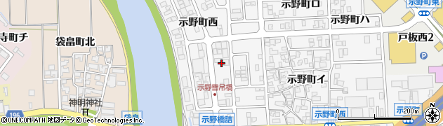 石川県金沢市示野町西49周辺の地図
