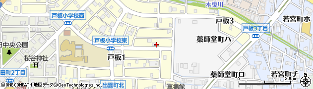 石川県金沢市薬師堂町ニ周辺の地図