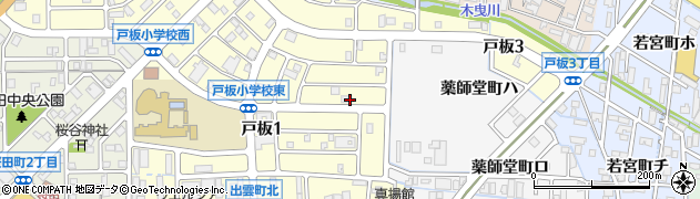 石川県金沢市薬師堂町（ニ）周辺の地図