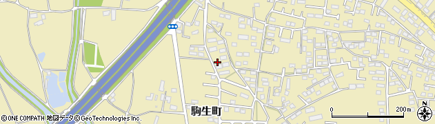 駒生沢向公園周辺の地図