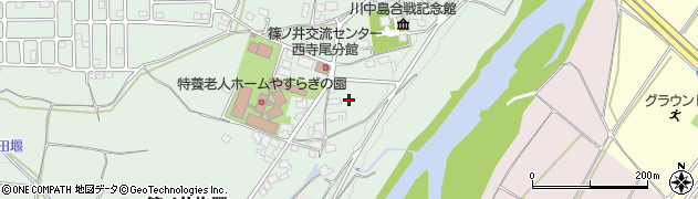 長野県長野市篠ノ井杵淵（中村）周辺の地図