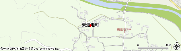 茨城県常陸太田市東連地町周辺の地図