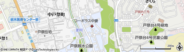 栃木県宇都宮市戸祭町3065周辺の地図