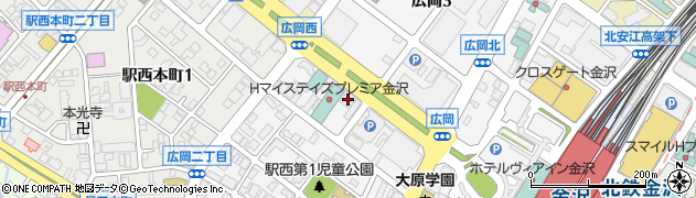 明治安田生命保険相互会社金沢支社周辺の地図