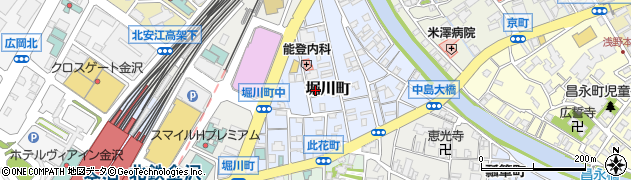 石川県金沢市堀川町24周辺の地図