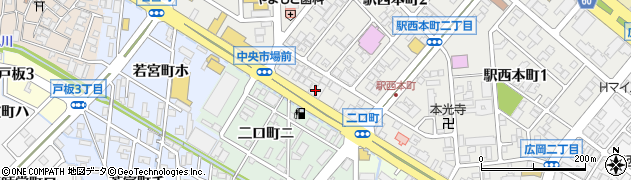 ＪＡ金沢中央戸板周辺の地図