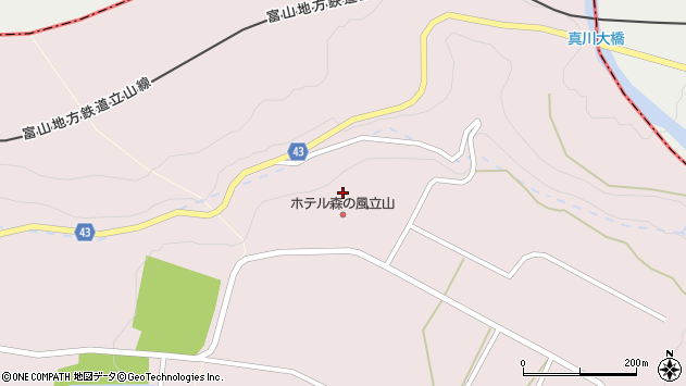 〒930-1452 富山県富山市本宮花切割の地図