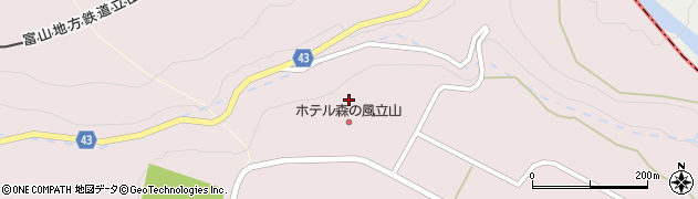 富山県富山市花切割周辺の地図