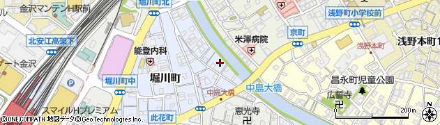 石川県金沢市堀川町14周辺の地図