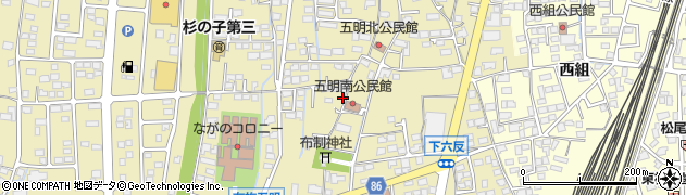 長野県長野市篠ノ井布施五明222周辺の地図