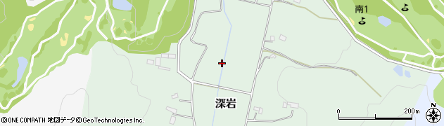 栃木県鹿沼市深岩周辺の地図