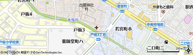 石川県金沢市北町丁57周辺の地図