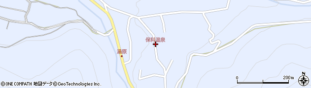 保科温泉周辺の地図
