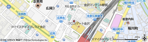 北陸千代田株式会社周辺の地図