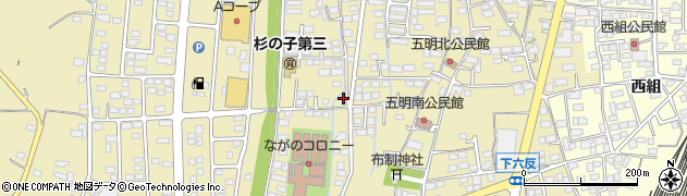 長野県長野市篠ノ井布施五明203周辺の地図