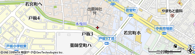 石川県金沢市北町丁60周辺の地図