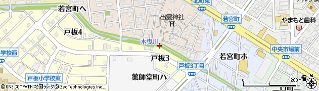 石川県金沢市若宮町（ト）周辺の地図