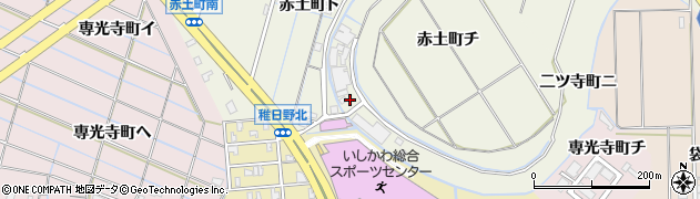 石川県金沢市二ツ寺町（ハ）周辺の地図