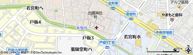 石川県金沢市北町丁68周辺の地図