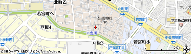 石川県金沢市北町丁89周辺の地図