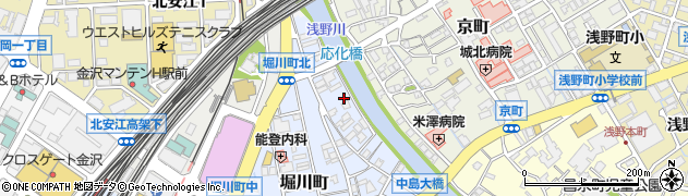 石川県金沢市堀川町18周辺の地図