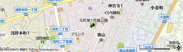 元町第1児童公園周辺の地図