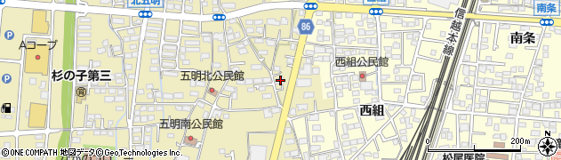 長野県長野市篠ノ井布施五明61周辺の地図