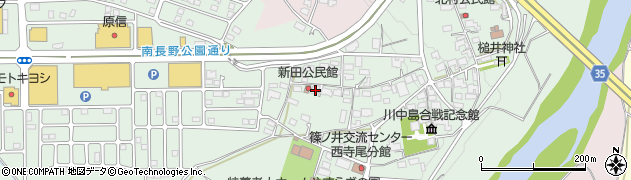 長野県長野市篠ノ井杵淵177周辺の地図