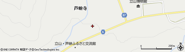 剱沢小屋連絡所周辺の地図