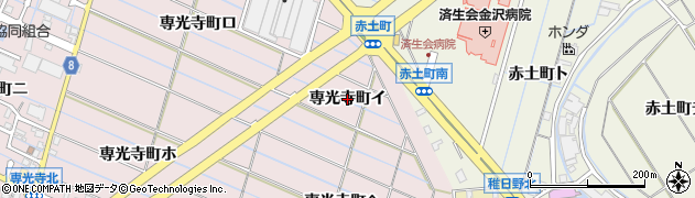 石川県金沢市専光寺町（イ）周辺の地図