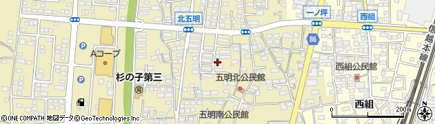 長野県長野市篠ノ井布施五明105周辺の地図