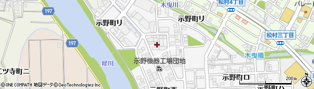 石川県金沢市示野町リ66周辺の地図