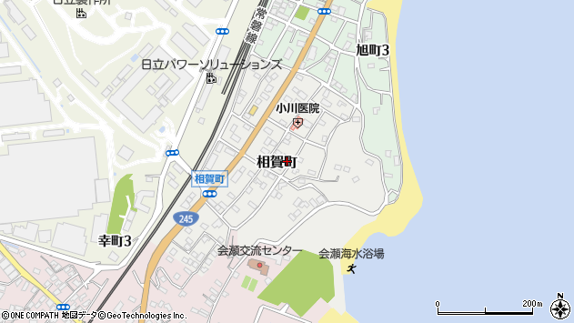 〒317-0075 茨城県日立市相賀町の地図