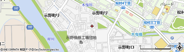 石川県金沢市示野町西137周辺の地図