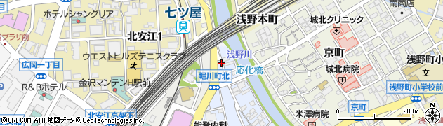 石川県金沢市堀川町20周辺の地図