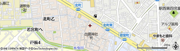 石川県金沢市北町丁110周辺の地図