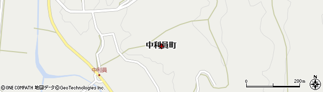 茨城県常陸太田市中利員町周辺の地図