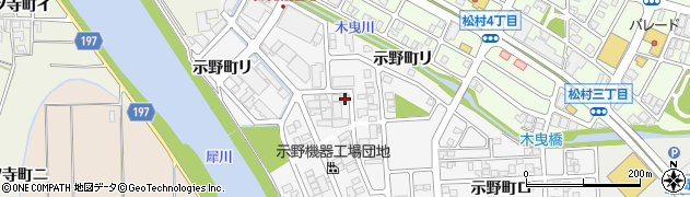 石川県金沢市示野町西120周辺の地図