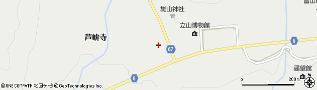 富山県中新川郡立山町芦峅寺74周辺の地図