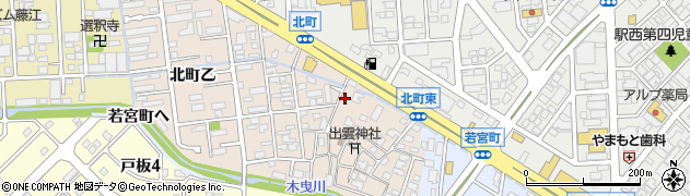 石川県金沢市北町丁112周辺の地図