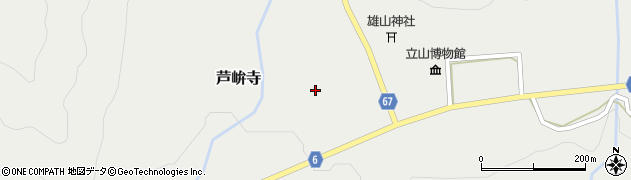 富山県中新川郡立山町芦峅寺20周辺の地図