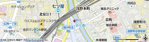 石川県金沢市堀川町19周辺の地図