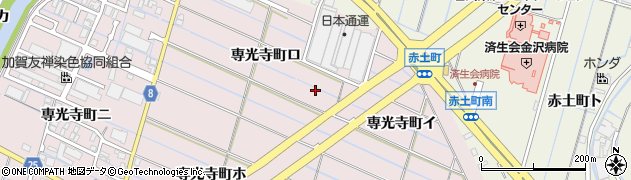 石川県金沢市専光寺町（ロ）周辺の地図