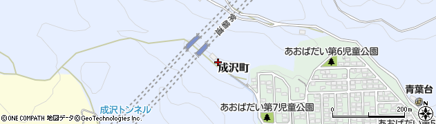 茨城県日立市成沢町周辺の地図